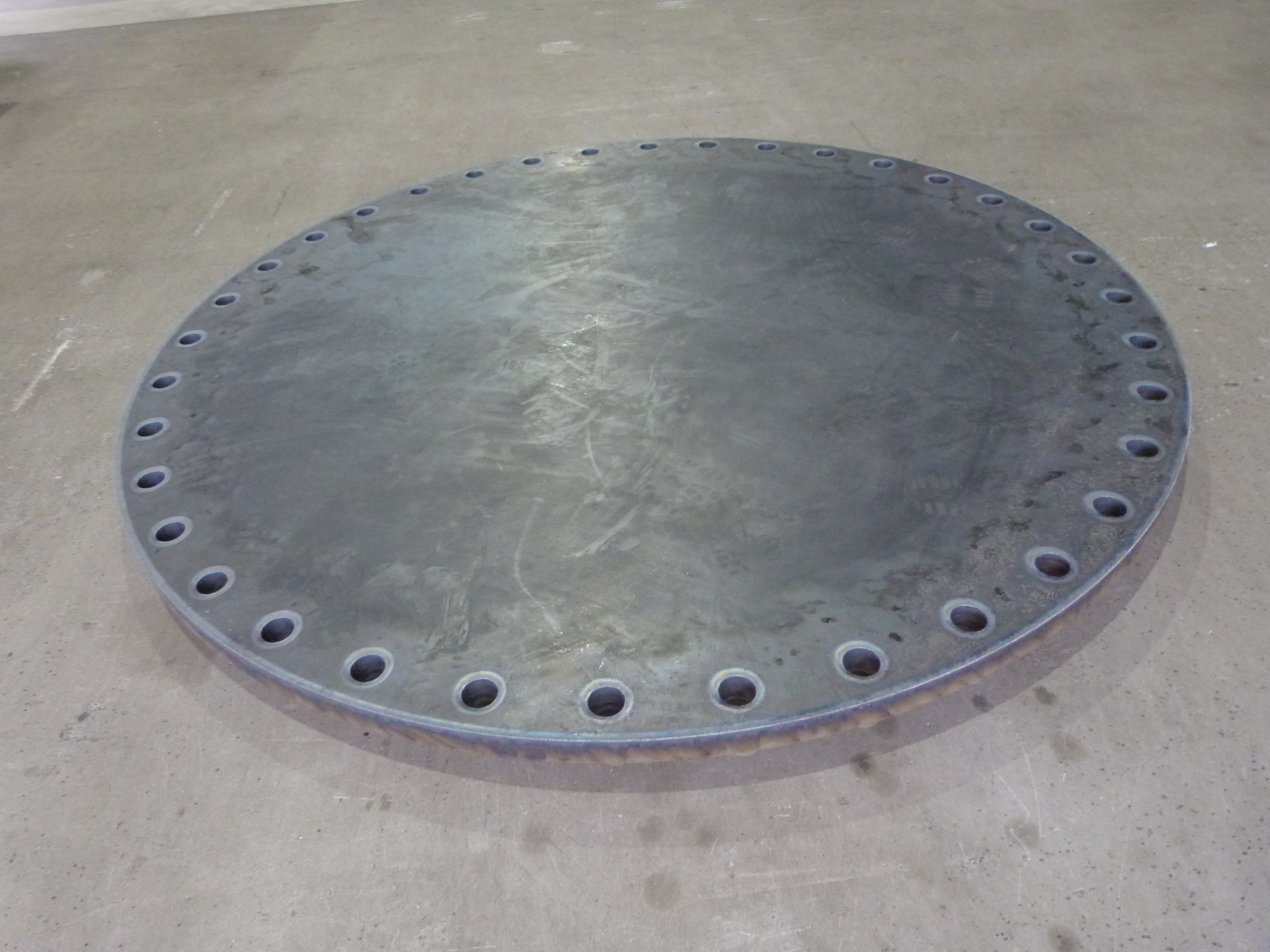 40ミリ厚に40Φガス穴 - レーザー・プラズマ・ガス溶断 加工センター